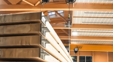 Sicheres wenden von Trägern bis 25 Tonnen