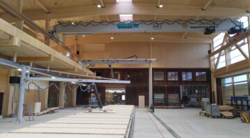 Flexibilität in der Vorfertigung – mit Gersag Krantechnik auf drei Ebenen 