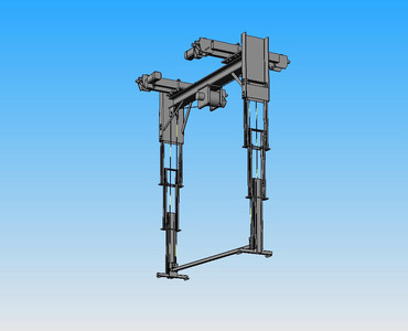 Triplex-Teleskopmasten (ausgefahren)