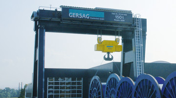 Portalkran für 150 t Seile