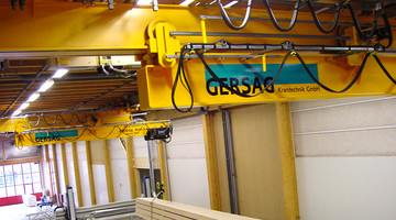 Eine unkonventionell angepasste Kranlösung