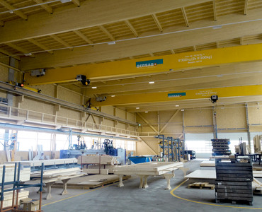 2 Stk. Einträger-Brückenkrane 2 x 6.3t