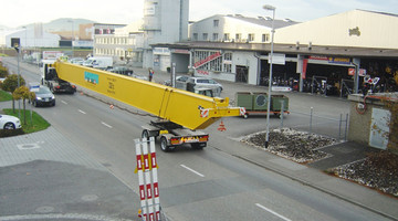 Spezialtransport Kranbrücken