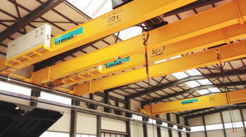 Drei 20-Tonnen-Occasionen installiert